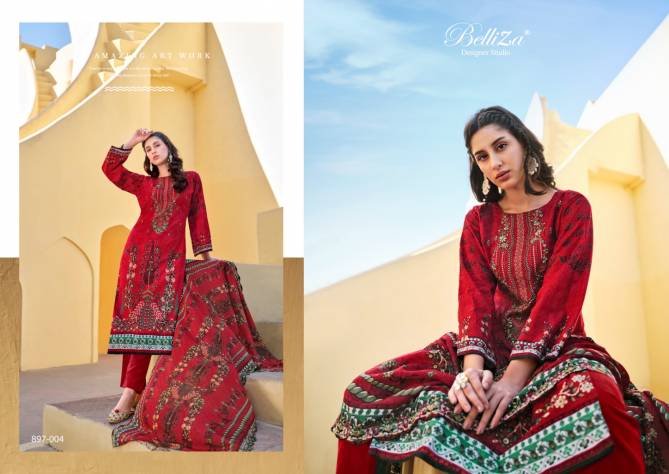 Guzarish Vol 5 By Belliza Printed Cotton Dress Material Wholesale Market In Surat
